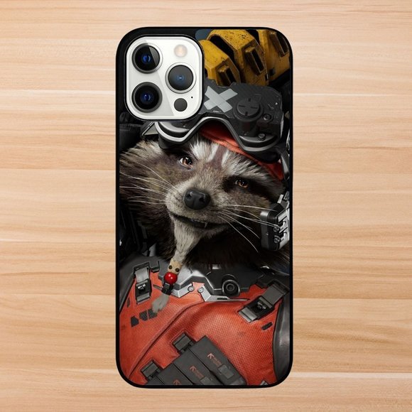 Rocket Racoon - Cute Guardians of the Galaxy Gift iPhone Case - Picture 1 of 1